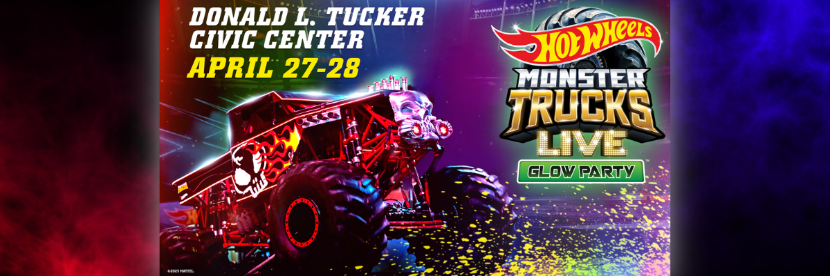 Save 30 on Tickets for Hot Wheels Monster Trucks Live Glow Party at the Tucker Center University Announcements
